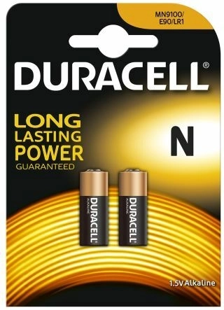 Baterías alcalinas Duracell N 1,5 V, 2 uds
