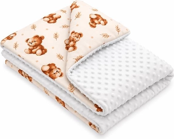 Manta infantil acolchada New Baby Sweet baby bears 80 × 100 cm