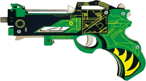 Rompecabezas 3D de madera - Arma de gomas Virbius