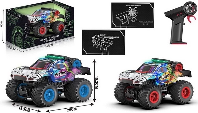 Coche todoterreno teledirigido Stunt Off-Road