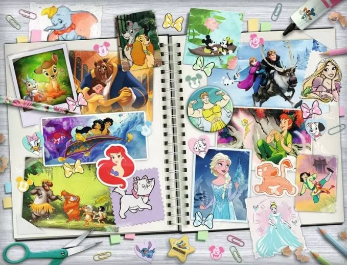 Puzzle Ravensburger Disney Scrapbook 2000 piezas