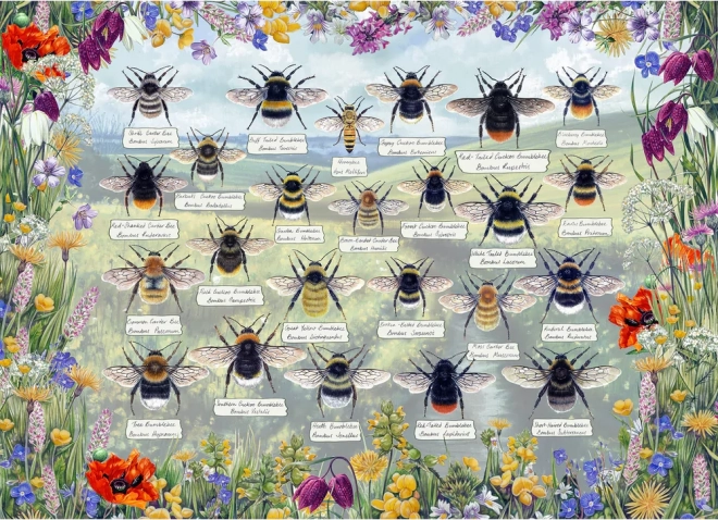 Gibsons Puzzle Abejas brillantes 1000 piezas
