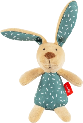 Sigikid primer conejito de peluche con sonajero