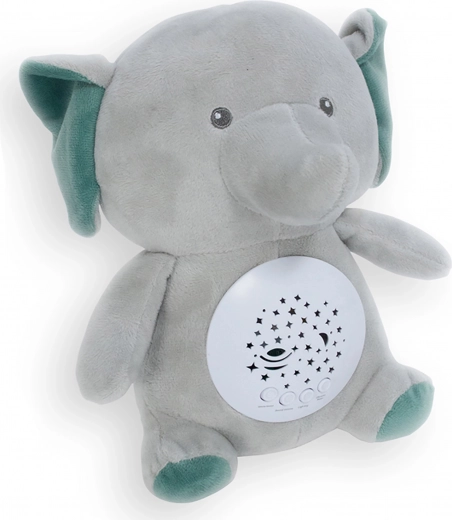 Peluche para dormir elefante de 26 cm con luz y melodías