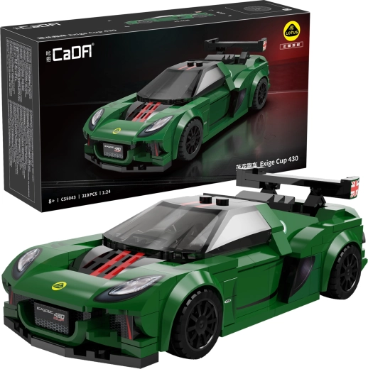 Set de construcción CaDA coche de carreras LOTUS Exige Cup 430 – 319 piezas (escala 1:24)