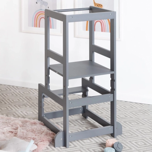 Torre de aprendizaje Montessori Roba antracita