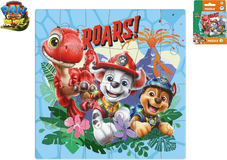Puzzle Paw Patrol: The Dino Movie, 24 piezas