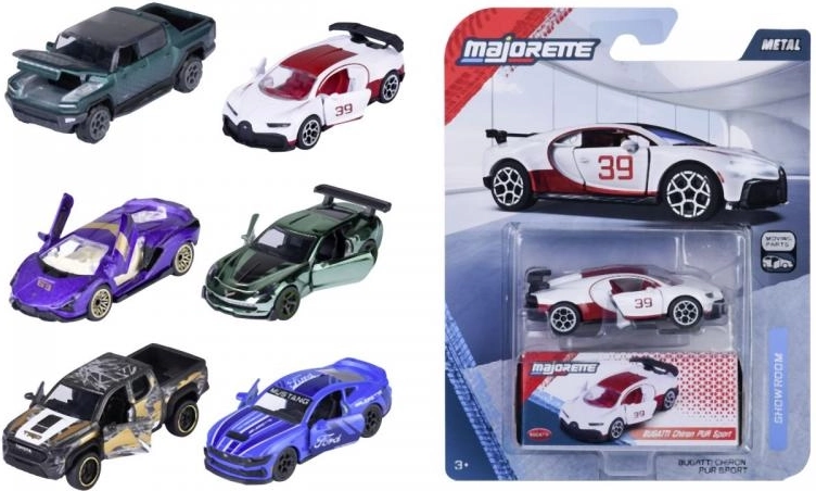 Cochecito metálico Deluxe Cars 1:64 con partes abatibles