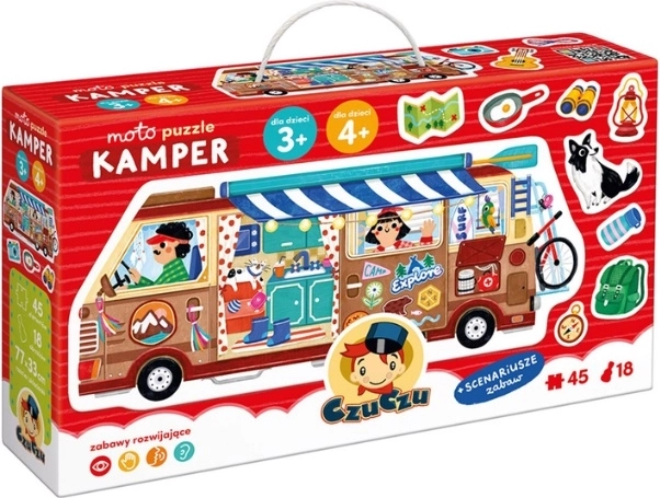 CzuCzu moto puzzle cámper
