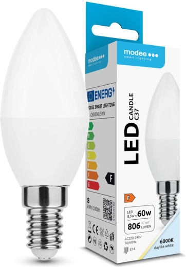 Bombilla LED tipo vela Modee C37 8,5 W E14 806 lm blanco frío