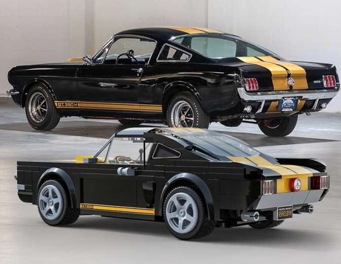 El icónico aspecto del Shelby GT 350H