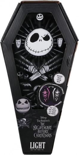 Luz 3D de Nightmare Before Christmas con forma de ataúd