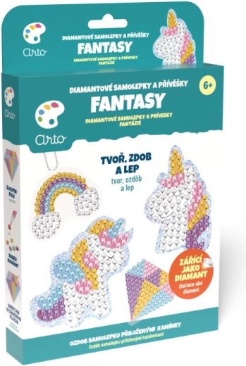 Arto pegatinas y colgantes de diamantes – set de fantasía