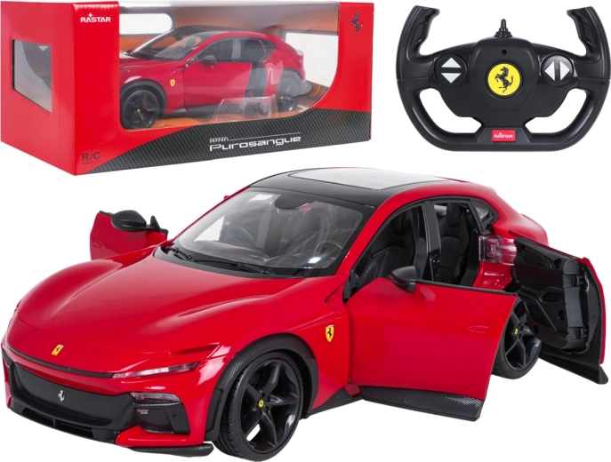 Coche RC Ferrari Purosangue 1:14 Rastar rojo