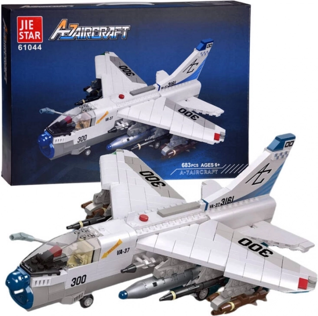 Kit de construcción de avión de ataque 683 piezas