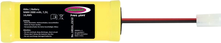 Batería Jamara Racing Pack NiMH 7,2 V 2000 mAh con conector Tamiya