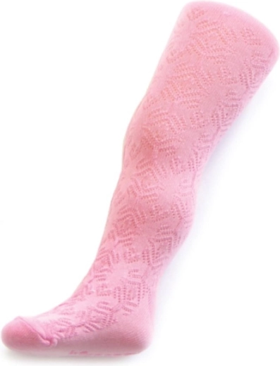 Leotardos infantiles jacquard NEW BABY rosas 128 (7–8 años)