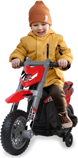 Moto eléctrica infantil Power Bike roja de 6 V