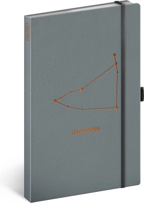 Cuaderno NOTIQUE Zodiaco Capricornio, rayado 13 × 21 cm