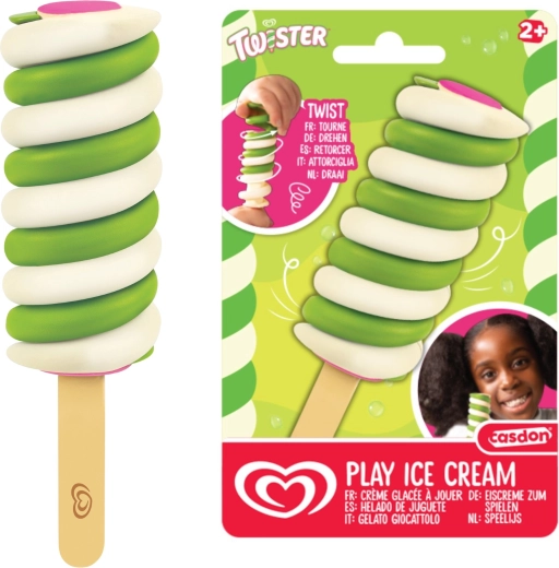 Casdon Algida Twister helado verde en palo – juguete
