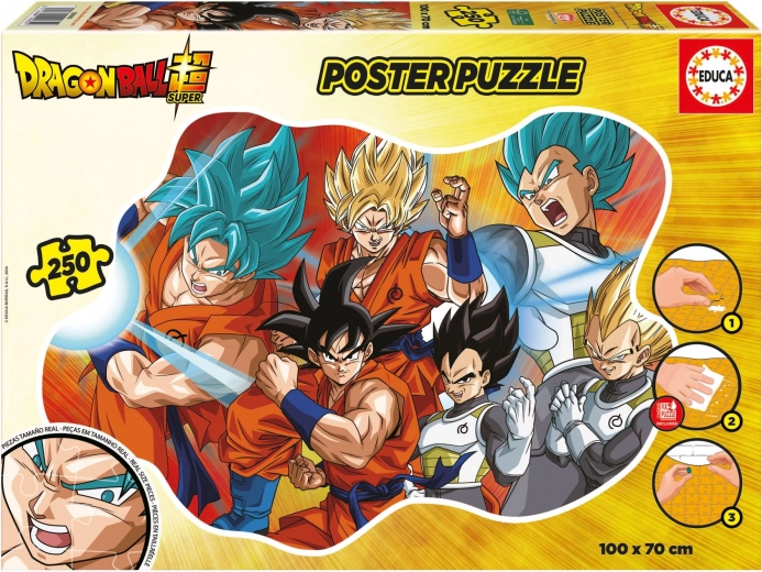 Póster puzzle Educa Dragon Ball 250 piezas