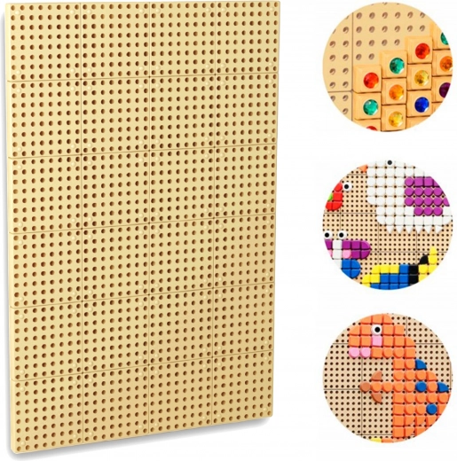 Masterkidz Tablero mural creativo STEM 120x80 cm sin panel de montaje