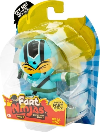 Figura coleccionable Deja Poo de la serie Fart Ninjas