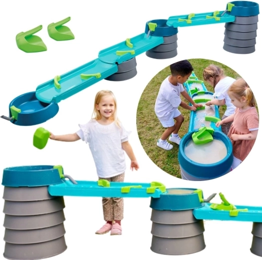 AquaPlay Mudway Flow – pista de agua para niños, 35 piezas