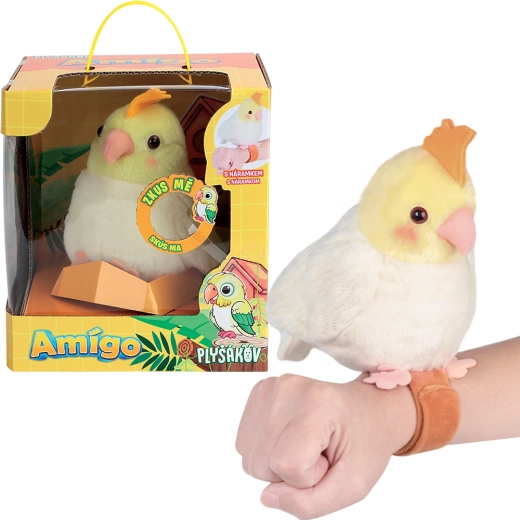 Loro interactivo de peluche Amigo