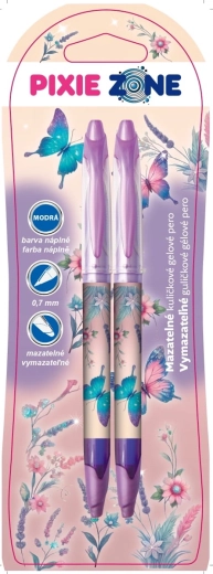 Bolígrafos borrables Pixie Crew Mariposas, 2 uds.