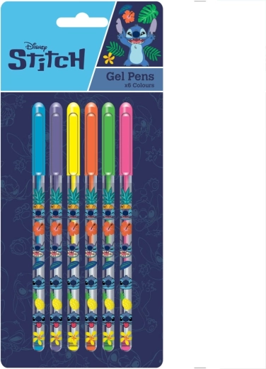 Set de bolígrafos de gel DISNEY Lilo & Stitch – 6 colores