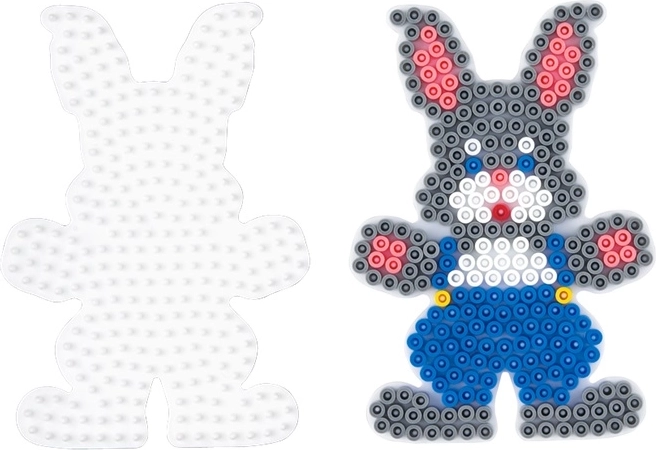 Placa Hama MIDI conejo