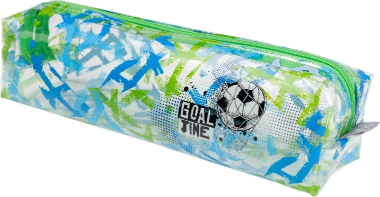 Argus Goal Time estuche transparente para bolígrafos y pequeños objetos fútbol - 1 pieza