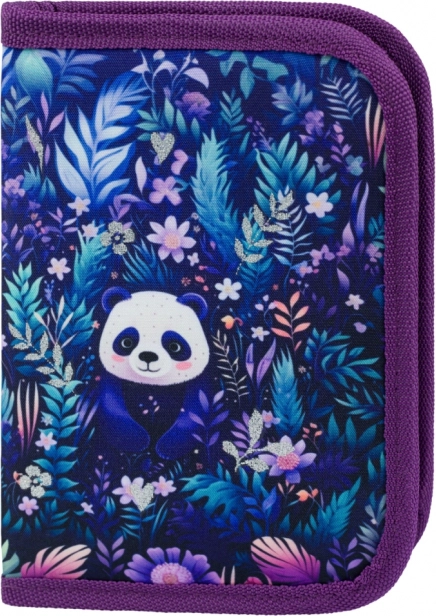 Estuche escolar Baagl de un compartimento Jungle Panda