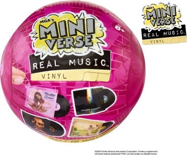 Miniverse Real Music de MGA: mini discos de vinilo con tocadiscos - 1 pieza