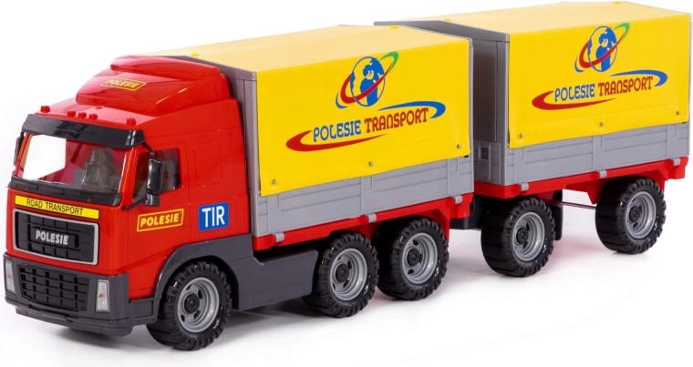 Camión de carga PowerTruck con remolque