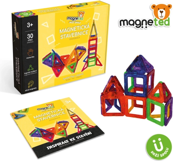 Juego de construcción magnético Magneted, 30 piezas