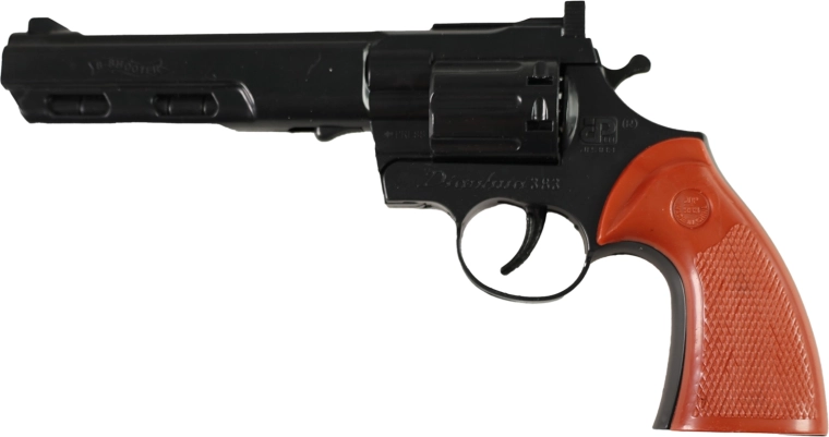 Pistola de plástico de cápsulas de 8 disparos