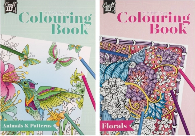 Libro para colorear A4, 32 hojas, 120 g/m²
