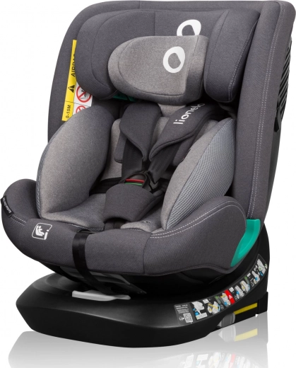 Silla de coche Lionelo Bastiaan One i-Size Grey Stone 40–150 cm