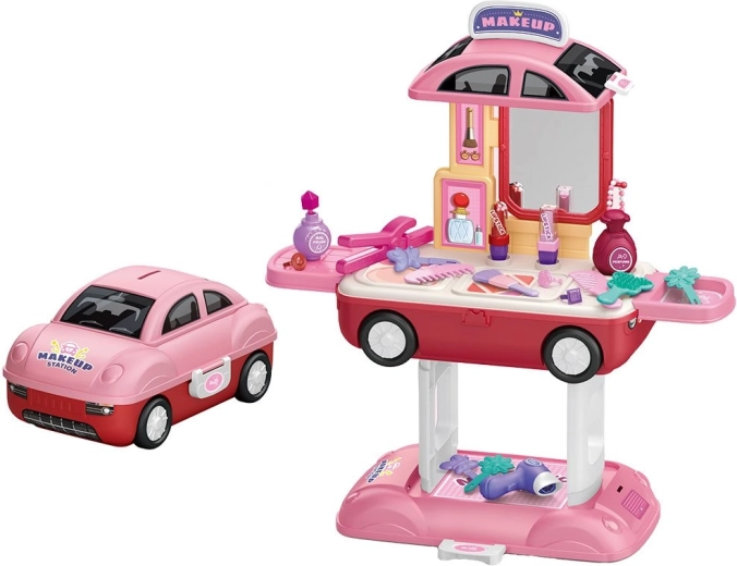 Salón de peluquería y cosmética para coche para niños