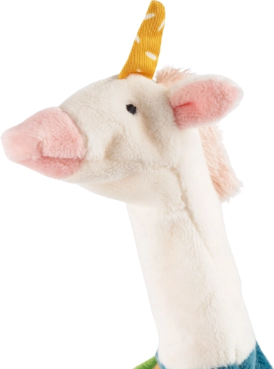 Peluche suave y caras bordadas
