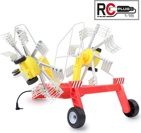 Rastrillo Pöttinger para tractor RC a escala 1:16