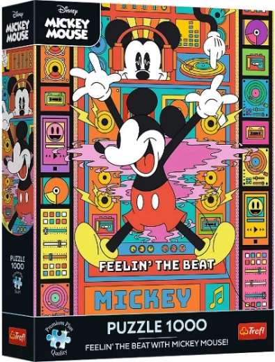 Puzzle Premium Plus de 1000 piezas Siente el ritmo con Mickey