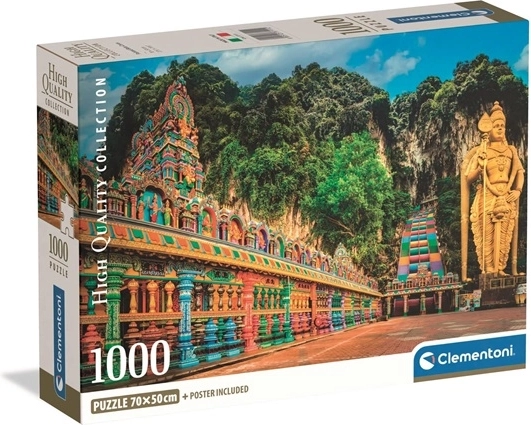 Puzzle Clementoni de 1000 piezas compactas, Batu Caves pintadas