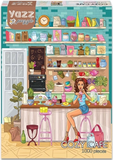 Puzzle Yazz Cafetería acogedora 1000 piezas