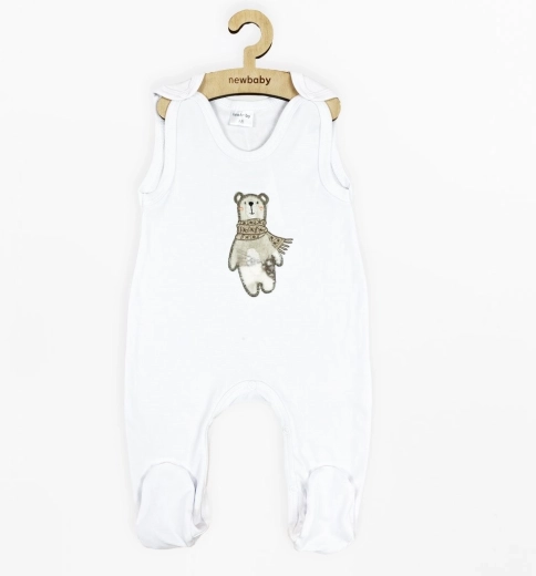 Pelele de algodón para bebé New Baby Polar Bear 74 (6–9 m)