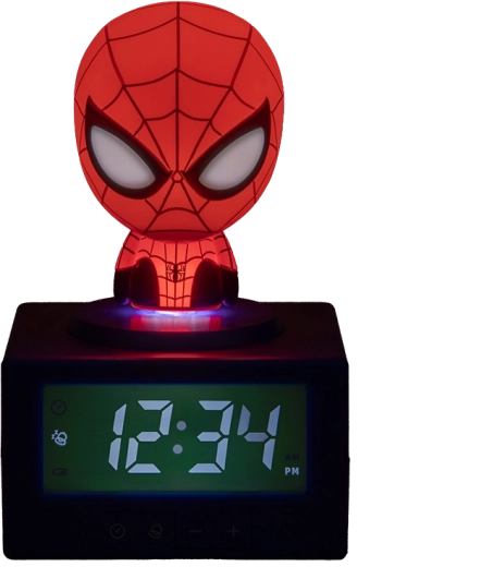 Luz nocturna con forma de cabeza de Spider-Man
