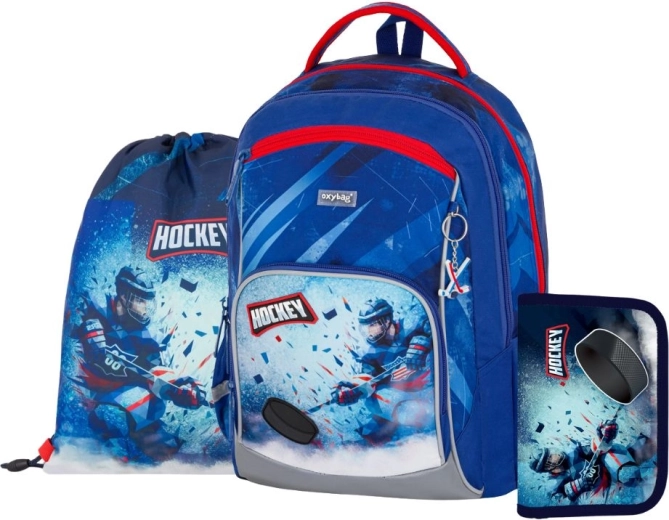 Set escolar de 3 piezas OXYBAG OXY GO Hockey