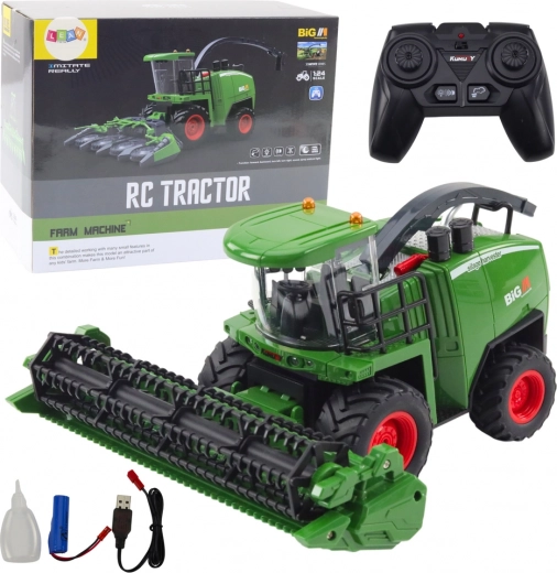 Cosechadora verde teledirigida para maíz y cereales 1:24